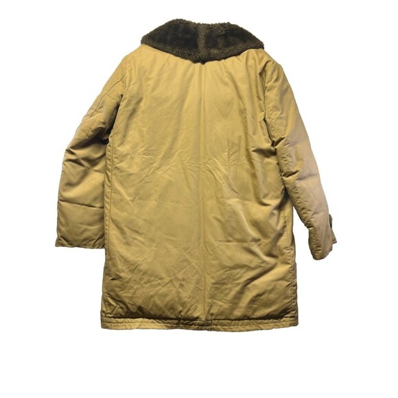 Vintage Comfy Goose Down Puffer Jacket Coat Parka Seattle Men's Large Brown - Picture 9 of 9